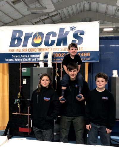 Brock Kids at Tradeshow