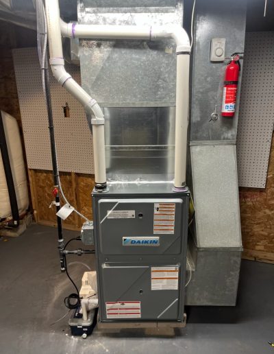 daikin furnace intall