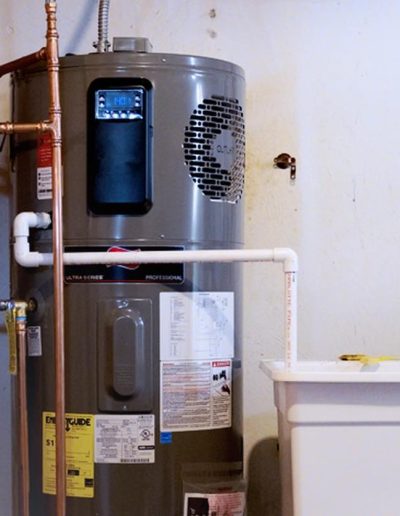 upgraded hot water heater